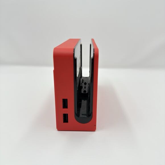 Nintendo Switch OLED HEG001 Mario Red Edition 64GB Console Dock Case Bundle - Picture 13 of 16